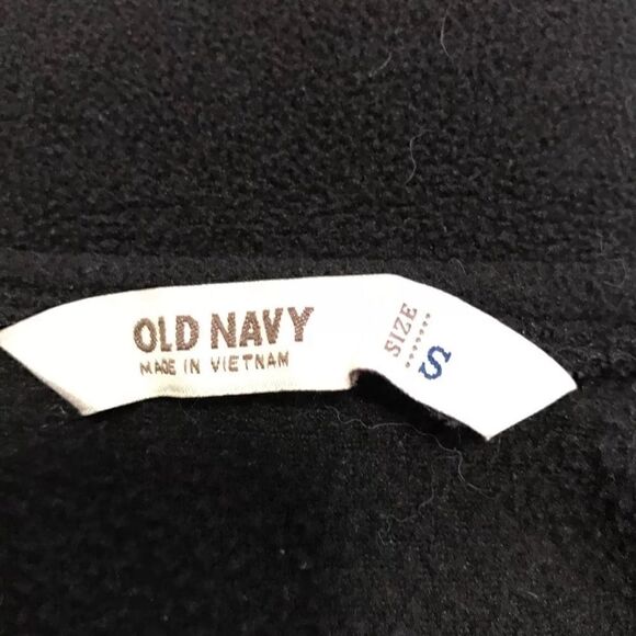 Old Navy Womens Black Full Zip Performance Fleece Jacket - Size Small S - Picture 4 of 5